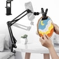 thumbnail image 1 of Adjustable Embroidery Hoop Stand 3 in 1 Hoop/Tablet/Phone Holder Desktop Stand with 360 Rotation, Needle Art Frame, 1 of 5