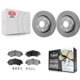 thumbnail image 1 of Transit Auto Front Disc Brake Rotors and Ceramic Pads Kit for Car Jeep Wrangler K8T-100229, 1 of 11