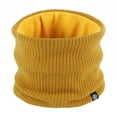 thumbnail image 1 of RXIRUCGD Winter Knitted Neck Hoodie Solid Color Versatile Outdoor Warm High Neck Knitted Cold Double Layer Velvet Neck Protection( Yellow ), 1 of 2