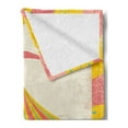 thumbnail image 2 of Circus Soft Flannel Fleece Blanket, Circus Tent Illustration with Grunge Look Vintage Entertainment Carnival Theme Art, Cozy Plush for Indoor and Outdoor Use, 70" x 90", Multicolor, by Ambesonne, 2 of 5