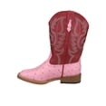 thumbnail image 3 of Roper Girls Bumps Faux Ostrich Square Toe Cowboy   Ankle Boots, 3 of 5