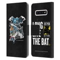 thumbnail image 1 of Head Case Designs Officially Licensed Batman DC Comics 80th Anniversary Ripped Paper Logo Leather Book Wallet Case Cover Compatible with Samsung Galaxy S10, 1 of 6