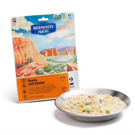 Backpacker S Pantry Risotto With Chicken 2 Servings Per Pouch