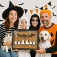 thumbnail image 4 of Personalized Halloween Ghost Family Sign – Our Boo Crew Custom Name Wood Sign – Spooky Halloween Home Decor – Creepy Kooky Wall Decoration, 4 of 4