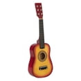 thumbnail image 2 of Guitarra infantil, regalo de cumpleaños premium. para practicar. Compacta y portátil. Sonido claro y práctico para niños niñas. Instrumento musical. Color del sol, 2 of 8