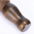 thumbnail image 2 of Cepillo plumero para el cuello de barbero con cerdas suaves y mango ergonómico de madera para la limpieza después del corte de pelo., 2 of 5