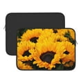 thumbnail image 2 of Pofeuu Flower Bush Sunflower Print Laptop Carrying Case,13-15-Inch Laptop and Tablet, Sleek Design, Durable and Water-Repellent Fabric, Business Casual or School-13 inch, 2 of 8