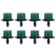 thumbnail image 3 of 100 Uds. Aspersor de riego ajustable de 360 ​​grados emisor de riego por goteo de 1/4 pulgadas para sistema de riego verde, 3 of 10