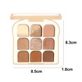 thumbnail image 2 of Sombras de ojos cremosas, difuminables, ultra pigmentadas y fáciles de aplicar en cualquier lugar, de larga duración, veganas y libres de crueldad animal., 2 of 5