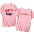 thumbnail image 4 of Camiseta Kpop StrayKids para parejas, Top de Cuello clásico de manga corta con letras impresas, álbumes más calientes que tus EX, informal de verano, novedad, 4 of 4