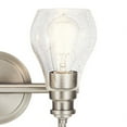 thumbnail image 3 of 2 Light Vanity Light Approved for Damp Locations with Transitional Inspirations 10.25 inches Tall By 14.25 inches Wide-Black Finish Bailey Street Home, 3 of 10
