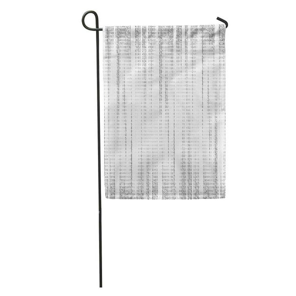 POGLIP Matrix Stream of Binary Code on Screen Data and Technology Garden Flag Decorative Flag House Banner 28x40 inch