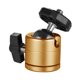 thumbnail image 4 of Cabeza de Bola Mini cabeza de bola giratoria de 360 grados de aleación de aluminio con montaje de cabeza de bola con tornillo de 1/4 pulgadas para trípode de videocámara Romacci Cabeza de bola, 4 of 7