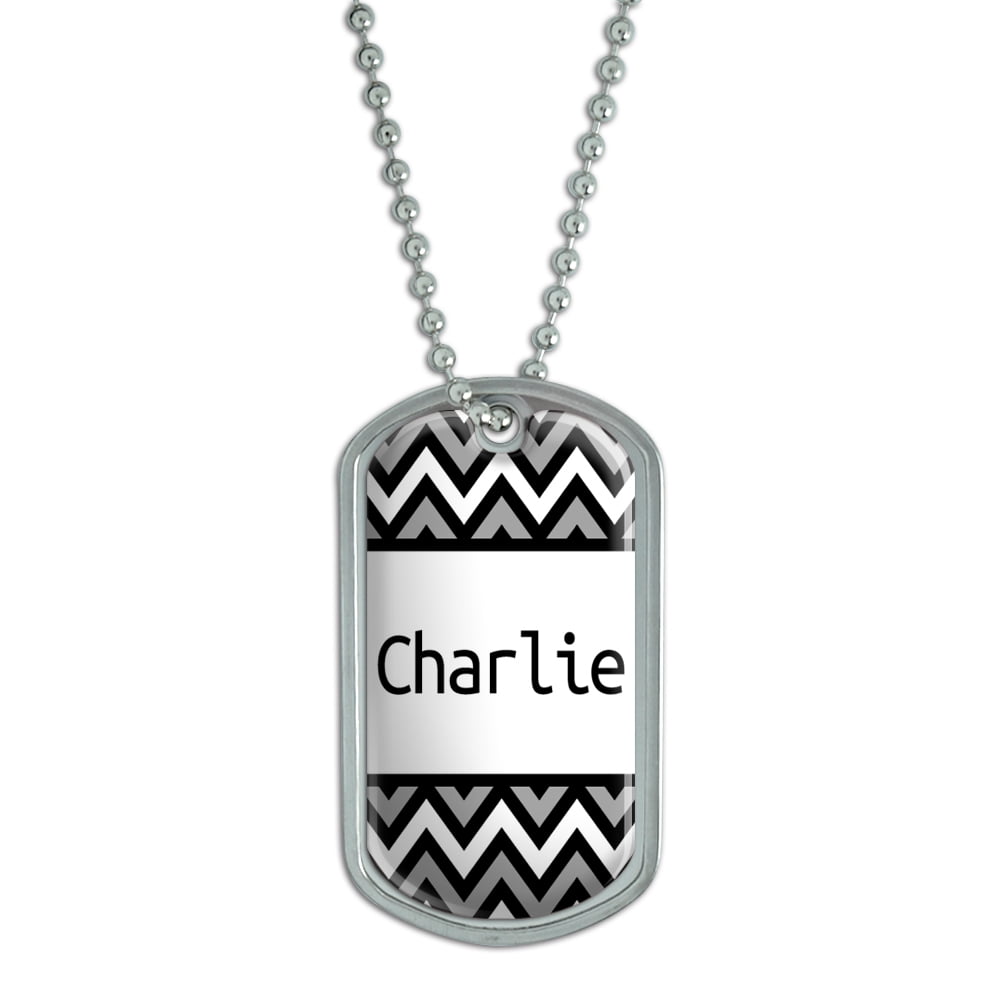 Male Names Charlie Dog Tag