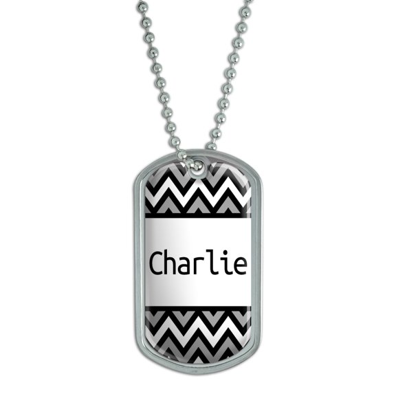 Male Names - Charlie - Dog Tag