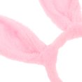 thumbnail image 2 of FELTECHELECTR Diademas con orejas de conejo de peluche, diadema de conejo, diademas con orejas de conejo (rosa), 2 of 4