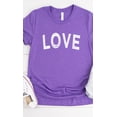 thumbnail image 5 of Distressed Love Graphic Tee T-Shirt, 5 of 6