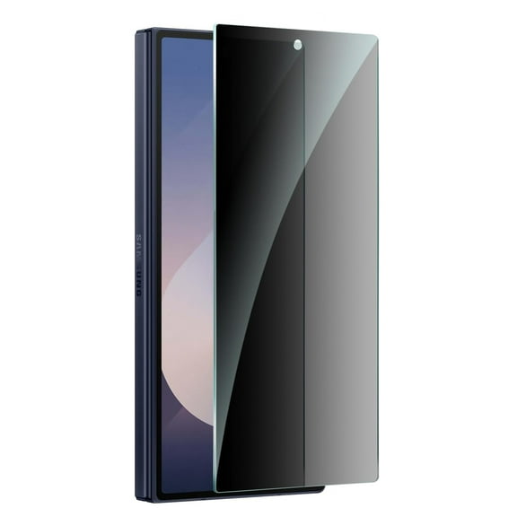 1 Pack for Samsung Galaxy Z Fold 7 Privacy Screen Protector, Anti Spy Tempered Glass Film 9H Hardness, Shatterproof Scratch Resistant for Samsung Galaxy Z Fold 7, Case Friendly, Black
