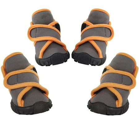 

Benepaw Soft Dog Shoes Waterproof Shoes Sturdy Anti-Slip Adjustable Cross Straps Pet Boots For Walking Standing Hiking Running