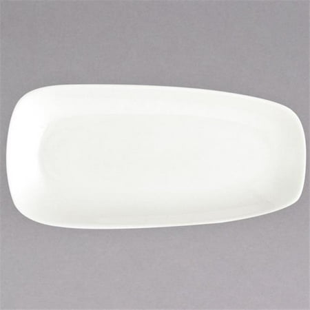 

Oneida L5750000342 9.5 x 4 in. Stage Warm White Porcelain Rectangular Platter