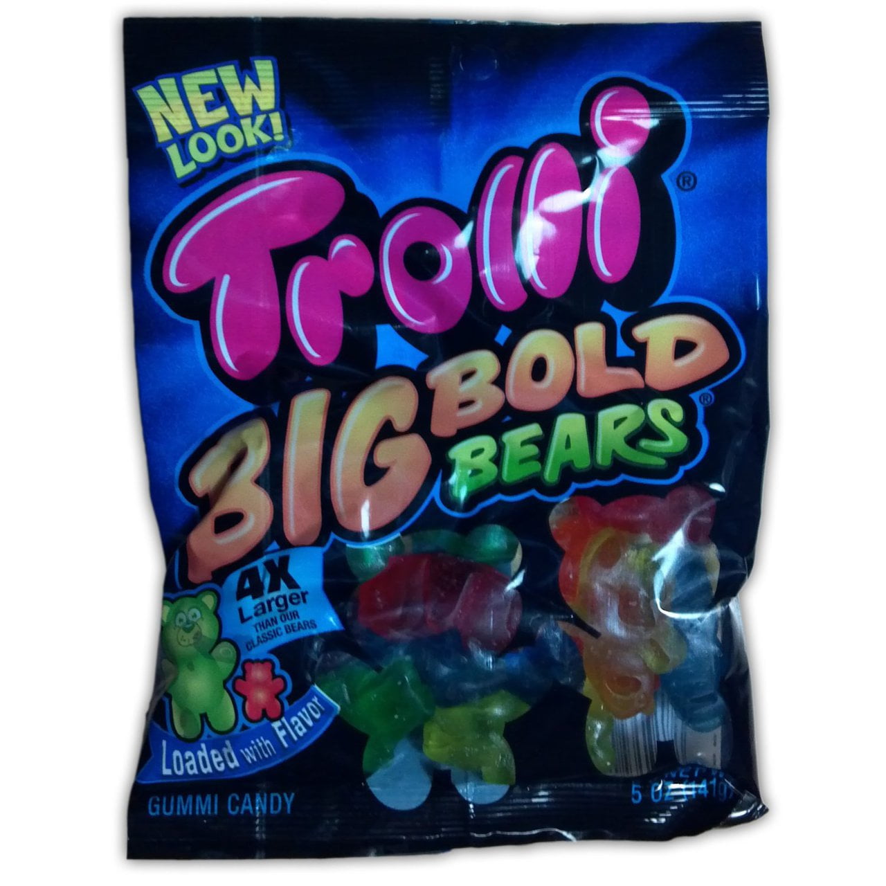 12 PACKS : Trolli Big Bold Gummy Bears Candy, 5 Ounce -- 12 per case. by