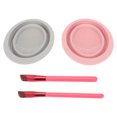 thumbnail image 1 of Herramientas De Maquillaje, 4 Cepillos De Silicona Para Cejas En ángulo, Multifuncionales, Portátiles, Para Limpieza De Cepillos De Maquillaje, 1 of 5
