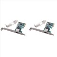 thumbnail image 1 of 2X 1000Mbps Gigabit Ethernet PCI Express PCI-e Tarjeta de Red 10/100/1000M RJ45 LAN Adaptador Convertidor Controlador de Red, 1 of 6