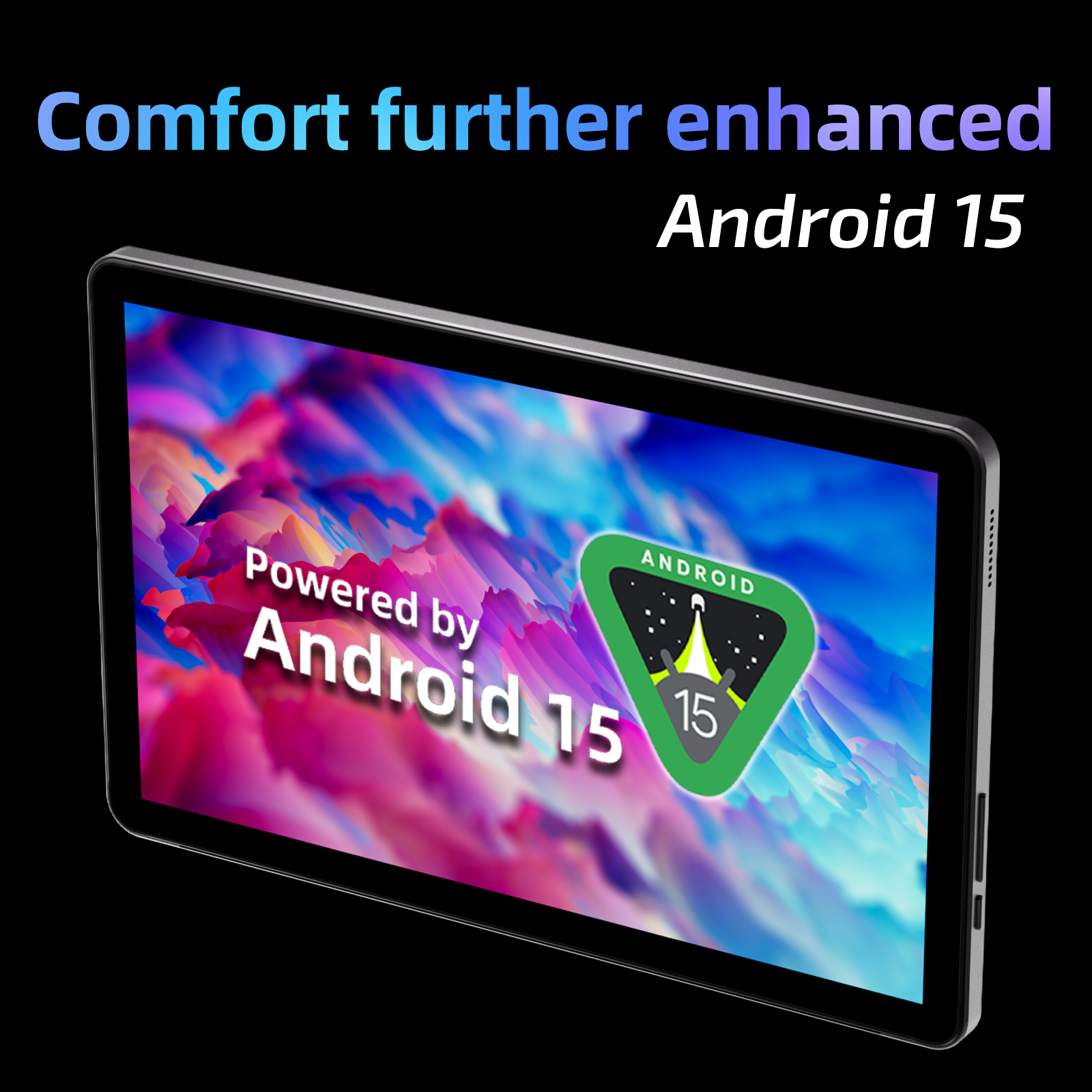 AGM Mobile PAD P1 10.36" 2K Rugged Tablet, 16(8+8)GB +256GB,2026, Android 15, Wi-Fi, Black,Gaming Tablet with Case , 11'' FHD Display , 16MP+5MP