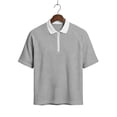 thumbnail image 6 of Guluxicc Golf T Shirts for Men Half Zip Short Sleeve Business Causal Shirts Classic Fit Summer Casual Outfit, 6 of 6
