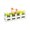 Orange, variant on Yihuala Artificial Flower Wooden Fence Model House Addition Permanent Construction Realistic Outdoor Scene Deck