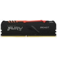 thumbnail image 3 of Kingston Fury Beast RGB 8GB DDR4 3200MHz 288pin DIMM Memory Module KF432C16BBA/8, 3 of 20