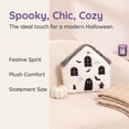 thumbnail image 5 of geerera Halloween Pillow, Cute Spooky House Shaped Stuffed Throw Cushion with Ghost Embroidery, 5 of 9