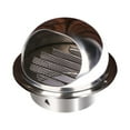 thumbnail image 1 of ZheElen Stainless Steel Air Vent Rainproof And Durable For All-round Ventilation Breathable And Rainproof Ventilation Cover 100mm 1Set, 1 of 6