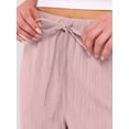 thumbnail image 3 of ANRABESS Womens Casual Wide Leg Pants Elastic Waist Drawstring Lightweight Flowy Beach Palazzo Pants with Pockets, 3 of 8