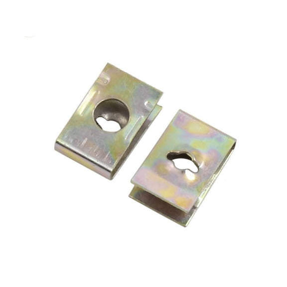 Unique Bargains 20Pcs Metal Screw Fastener Rivet Bumper Hood Fender Splash Guard Retainer Clips