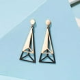 thumbnail image 3 of Trendy Triangle Earrings, 3 of 4