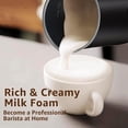 thumbnail image 5 of Full-Automatic Milk Frother Milk Frother 4 in 1 Electric Steamer Frother Foam Maker for Coffee Hot Chocolate US Plug, 5 of 6