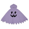 thumbnail image 5 of KHONTS Ghost Face Poncho for Toddler Kids Hooded Cloak Halloween Performance Clothes Spooky Capes 08-Purple XS, 5 of 6