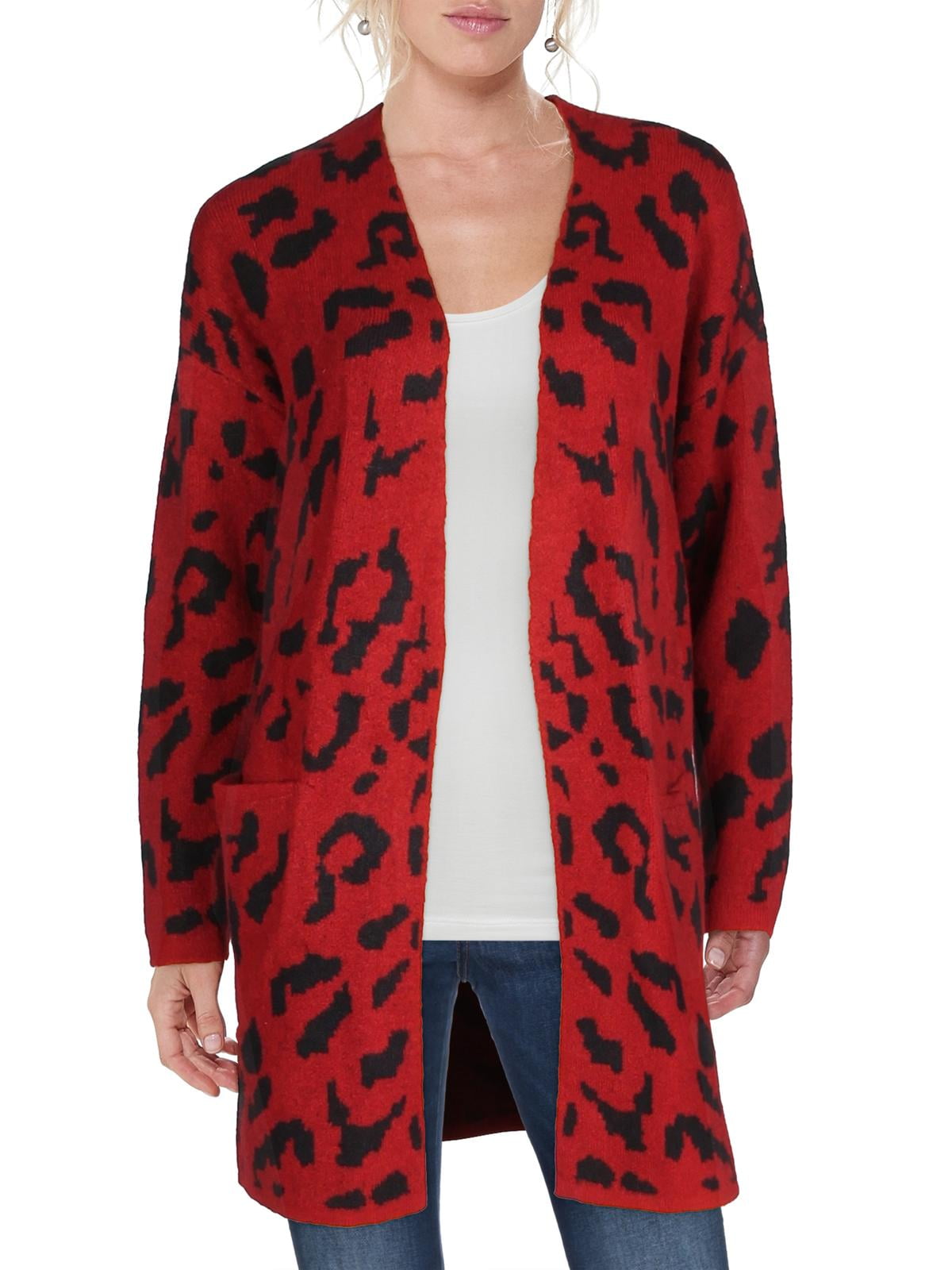 cheetah cardigan walmart
