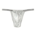 thumbnail image 1 of Penkiiy String Transparent pour Hommes g-Strings Bikini sous-Vêtements en Maille Transparente String pour Homme G Blanc, 1 of 1