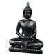 thumbnail image 5 of Estatua de Buda sentado, escultura de Buda, figura decorativa de resina para meditación Negro, 5 of 9