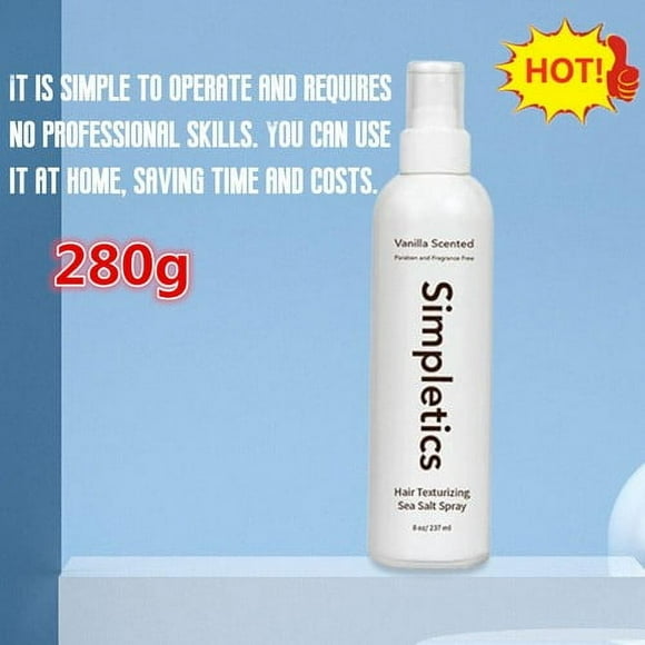 Simpletics Sea Salt Spray, Simpletics Texturizing Vanilla Sea Salt Spray UKA Better
