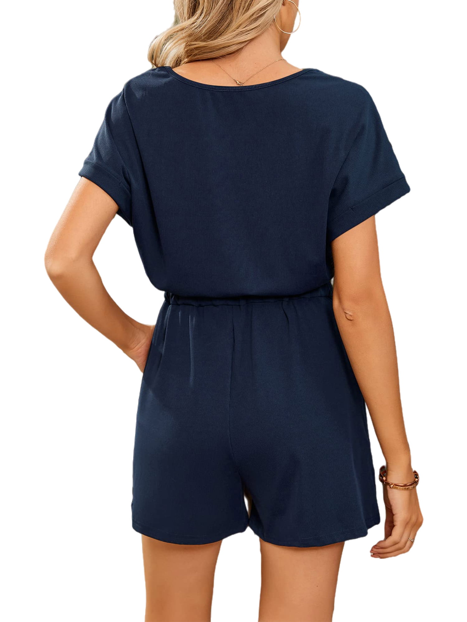 Buy Navy Blue Jumpsuits &Playsuits for Women by Outryt Online