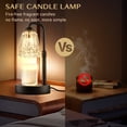 thumbnail image 2 of Candle Warmer Lamp with Timer Dimmer Adjustable Height for New Home Decor, Birthday Gifts for Women,Candle Warmer for Women Mom Christmas Mother's Day Gfit, Black, 2 of 6