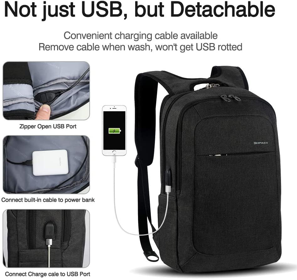 kopack slim laptop backpack