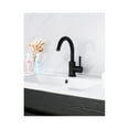 thumbnail image 3 of Elegant Lighting Louis Single Hole Single Handle Bathroom Faucet In Matte Black, 3 of 10