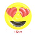 thumbnail image 3 of Inflatable Pool Raft Pool Lounger Round Shaped for Water Park Beach Vacation Laughing with Tears-Heart Eyes-, 3 of 3
