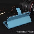 thumbnail image 4 of Funda de cuero de Color liso para Huawei P8, P9, P10, P20, P30, P40 Lite Pro 2017, P40Lite, P30lite, P20Lite, funda con tapa, bolsas con ranura para tarjetas, 4 of 5