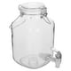 thumbnail image 3 of Frasco de vidrio grande con tapa hermética para preparar jugos, frasco de almacenamiento para agua, jugo y leche, recipiente de vidrio transparente para fiestas en el refrigerador, 3000 ml, 3 of 7