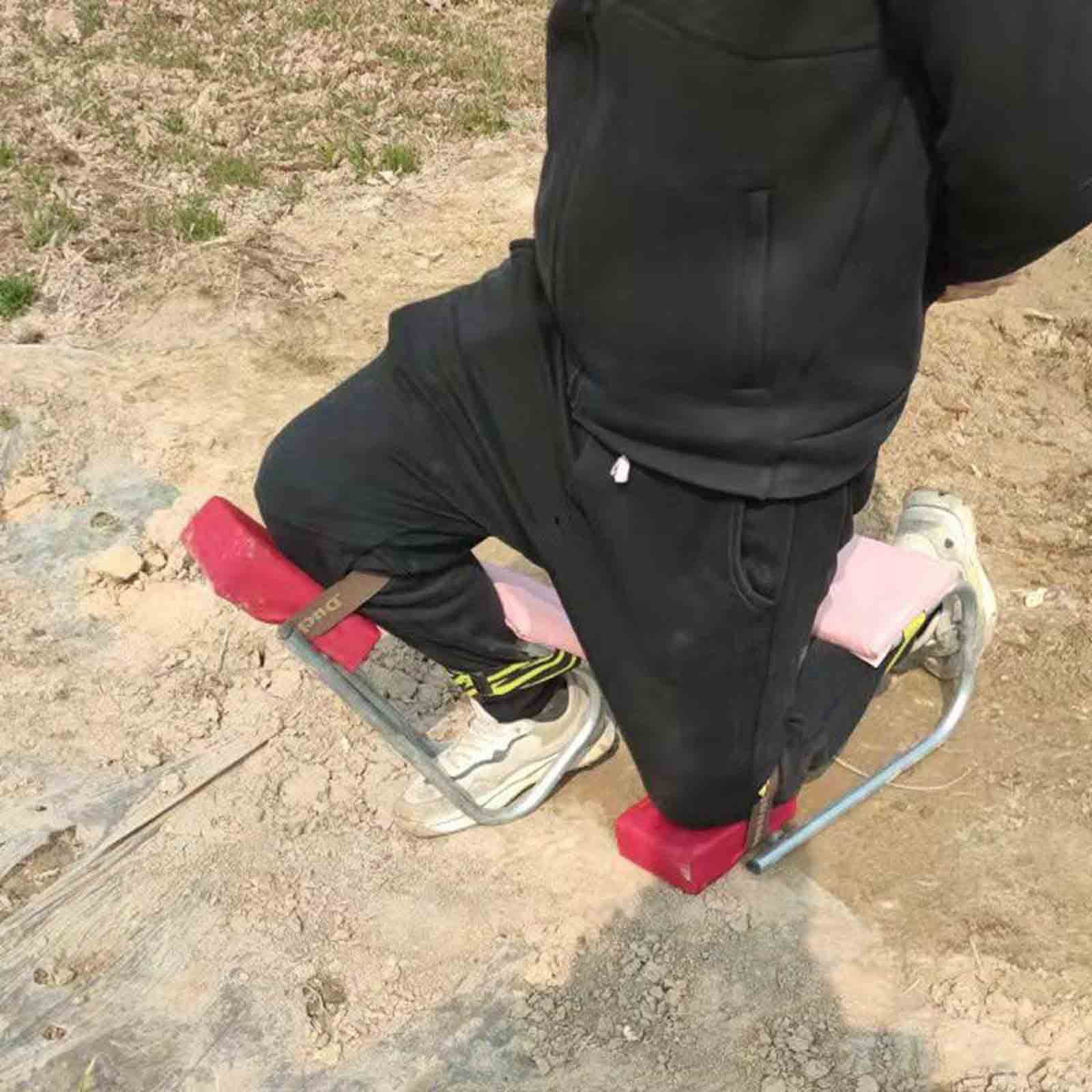 Fankiway Knee Pad Artifact Garlic Scoopging Stool Vegetable Planting Agricultural Work Tool Old Cold Leg Bricklayer Kneeling and Squatting Exercise To Avoid injury